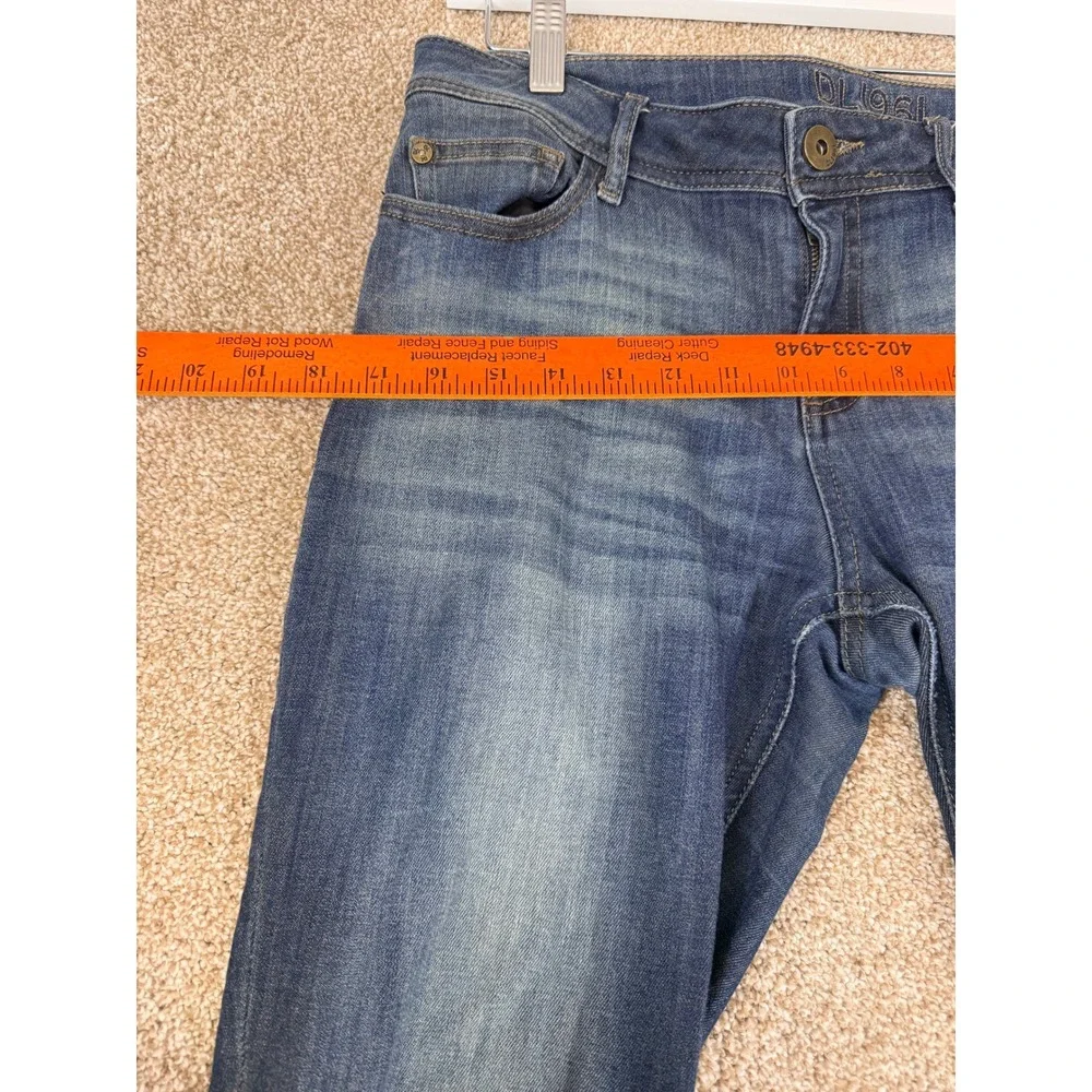 DL1961 Premium Denim‎ Skinny Jeans Medium Wash Blue 28 Mid Rise Stretch Slim Fit
